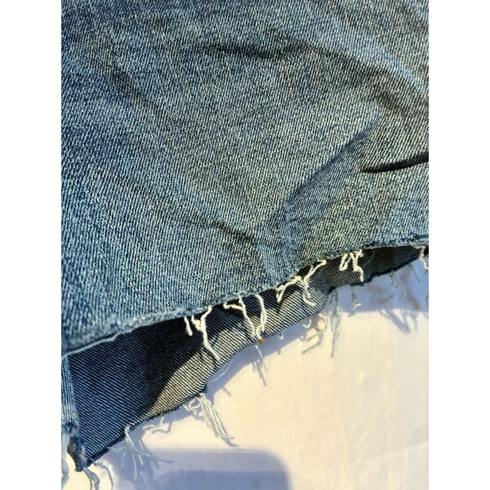 Old Navy O.G. Straight High Rise Secret Smooth Pockets Denim Shorts Womens 18 - Picture 6 of 11